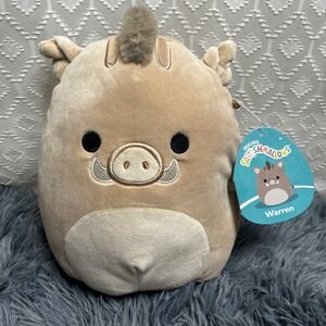 Squishmallows Warren the‎ Boar Plush Stuffed Animal Toy Collectible with Tags